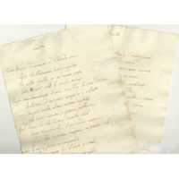 Carteggio Autografo di Lorenzo Pignotti Poesie Inedite e Fatti Storici dell'Epoca Rilevanti