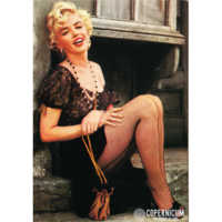 Cartolina Postale intonsa photocards Marilyn Monroe Edizioni Beatrice D'Este 20023