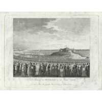 Stampa Originale Gravure Pacte Fédératif des Français Le 14 Juillet 1790 Champ de Mars Paris Rivoluzione Francese