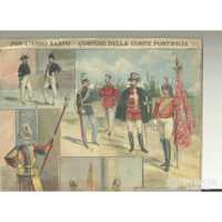 Costumi della Corte Pontificia per l'Anno Santo 1899 Antica Stampa Originale