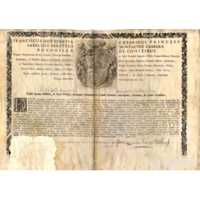 Conferimento Cavaliere Speron d' Oro Milizia Aurata Duca Cesarini Sforza Autografo