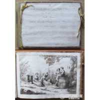 RACCOLTA DI DODICI MOTIVI DI COSTUMI PITTORESCHI DI ROMA, INCISI ALL’ACQUA FORTE DA PINELLI ROMANO - ROMA 1813