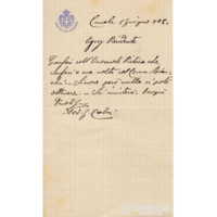 Manoscritto Avvocato Camera Deputati