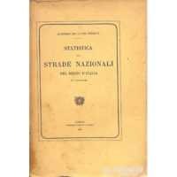Libro Statistica delle Strade nazionali Regno d'Italia 1864 Ceresole Panizza