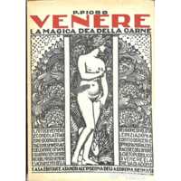 Libro Venere Magica Dea della Carne P. Piobb 1968 Sensi Esoterici